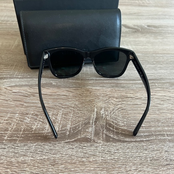 Authentic Chanel square sunglasses 5380-A, black acetate. - Picture 6 of 8